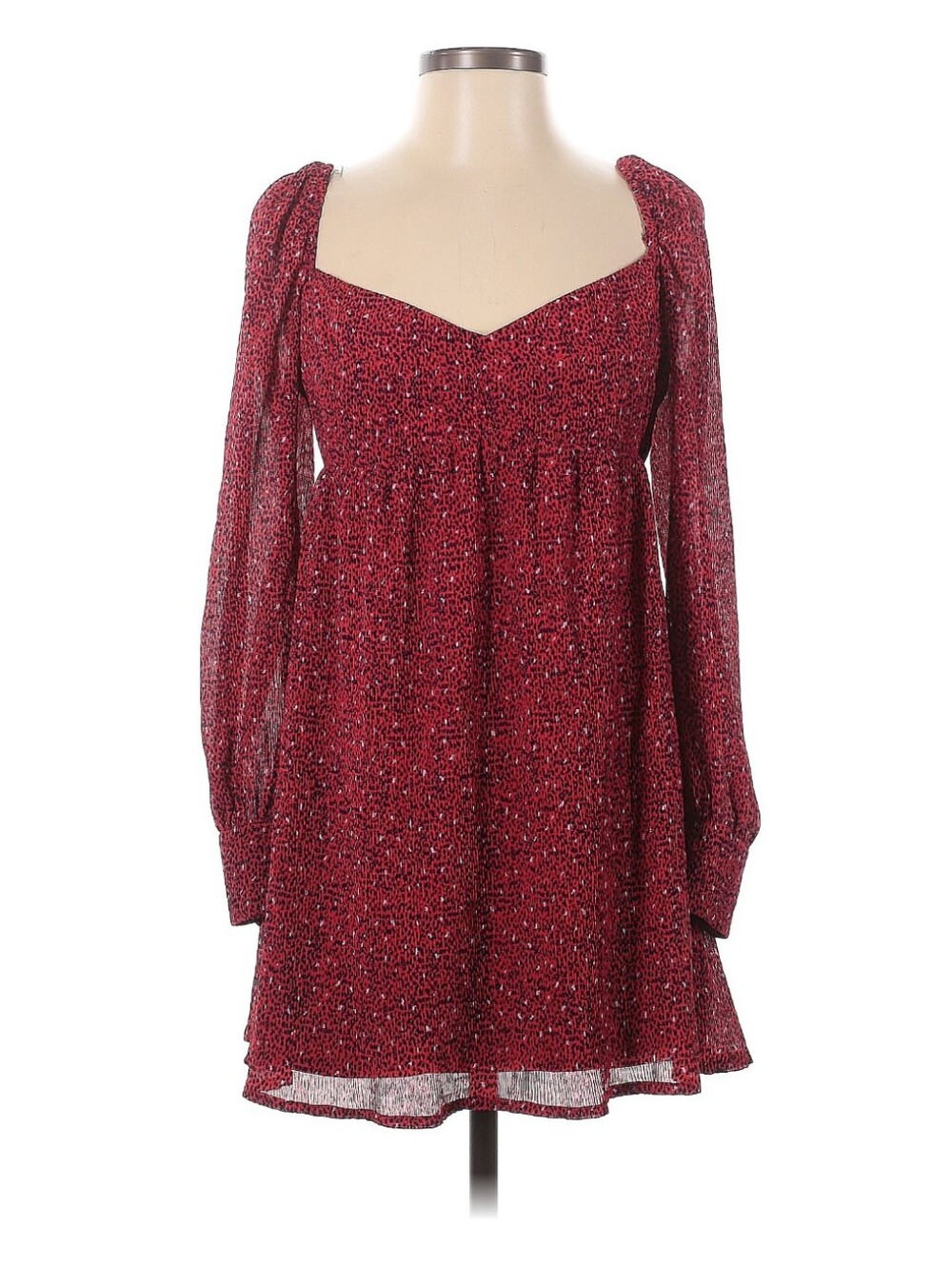 Charles Henry Empire Waist Red dress Small